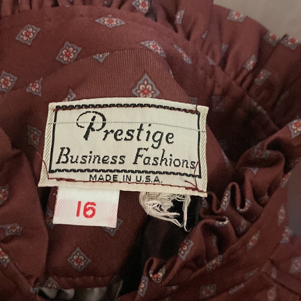 Vintage Prestige Business Fashions long sleeve maxi dress - Picture 9 of 10